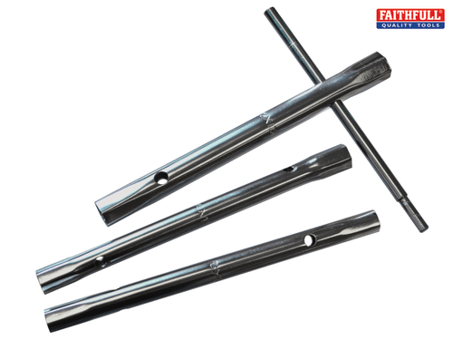 Faithfull - Monobloc 4 Piece Box Spanner Set Six Sizes