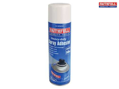 Faithfull - Spray Adhesive Non-Chlorinated 500ml