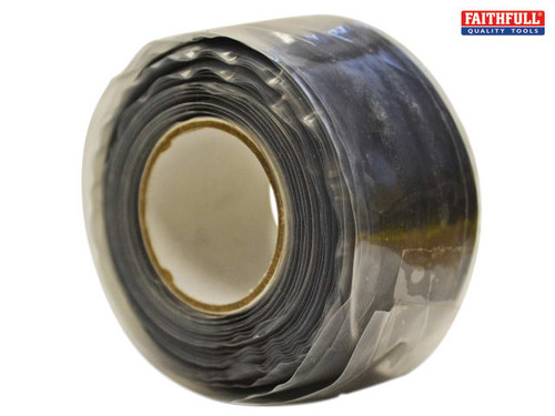 Faithfull - Black Silicone Tape 25mm x 3m