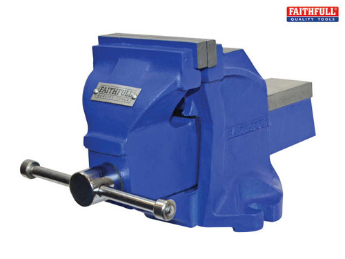 Faithfull - Mechanics Bench Vice With Anvil 100mm (4in)