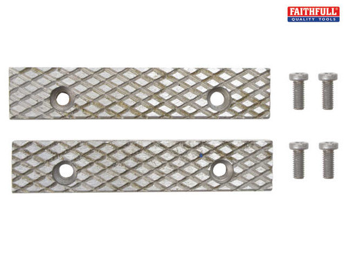 Faithfull - Replacement Steel Jaws For VM3 Vice