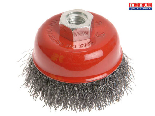 Faithfull - Wire Cup Brush 75mm x M14 x 2 0.30mm