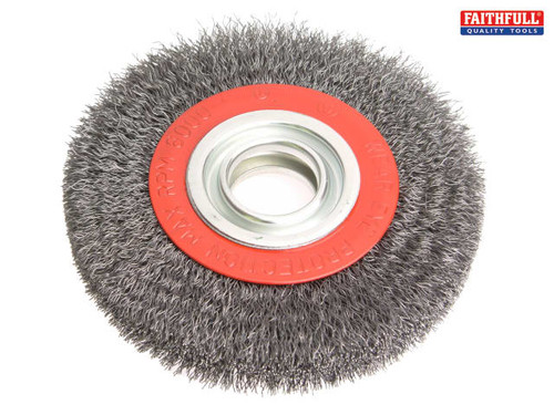 Faithfull - Wire Wheel 150mm x 23 x 32mm 0.30mm Wire