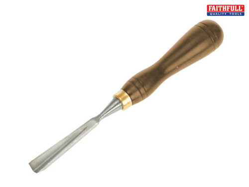 Faithfull - V-straight Part Carving Chisel 12.7mm (1/2in)