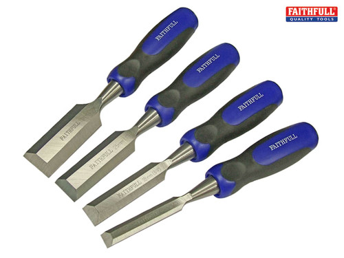 Faithfull - Bevel Edge Butt Chisel Set of 4