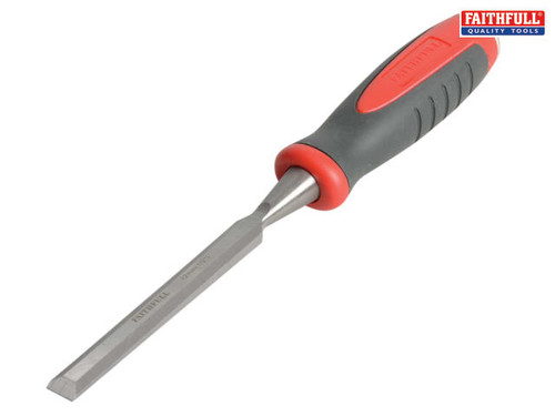 Faithfull - Bevel Edge Chisel Red Soft-Grip 12mm (1/2in)