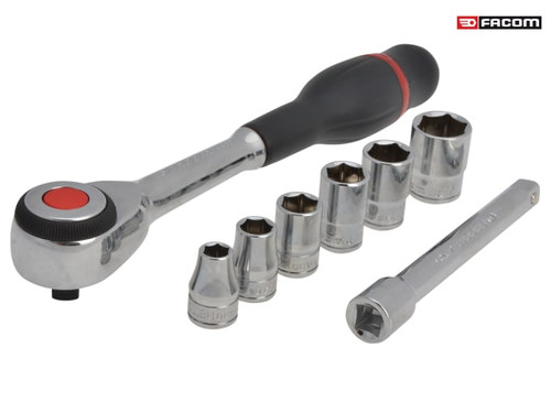 Facom - J.360 Rotator Ratchet Set of 7 Metric
