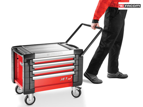 Facom - JET.CR4M3 Mobile Chest Jet M3 4 Drawer Red