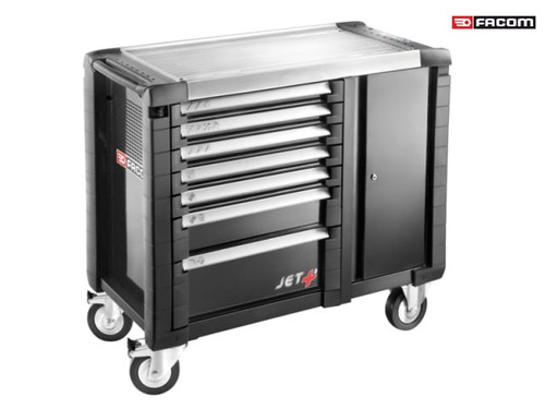 Facom - Jet.7GM3 Mobile Work Bench 7 Drawer Black