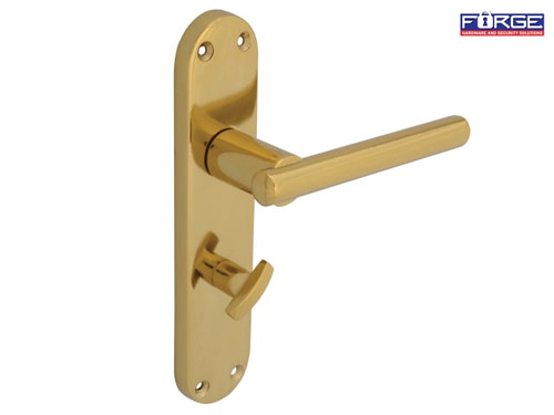 Forge - Backplate Handle Bathroom - Modular Brass Finish