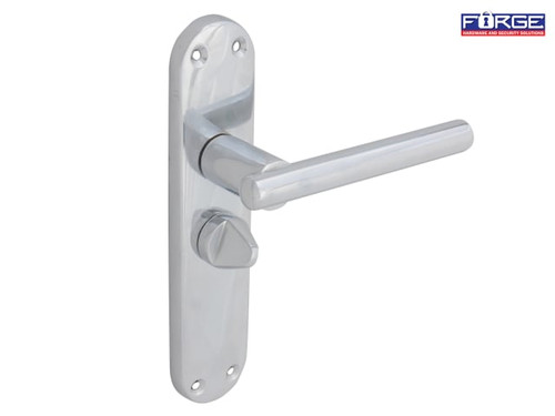 Forge - Backplate Handle Privacy - Modular Chrome Finish