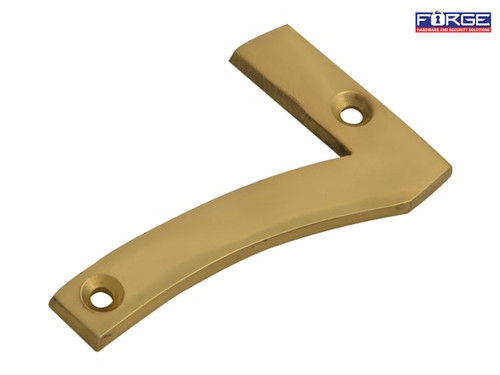 Forge - Numeral No.7 - Brass Finish 75mm (3in)