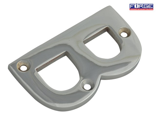 Forge - Letter B - Chrome Finish 75mm (3in)