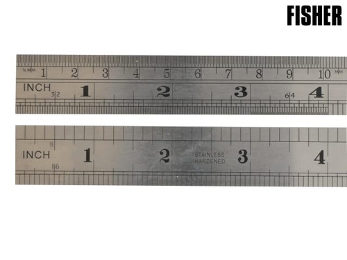 Fisher - F106ME Steel Rule 150mm / 6in