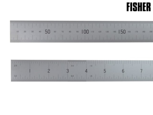 Fisher - Satin Chrome Rule 600mm / 24in
