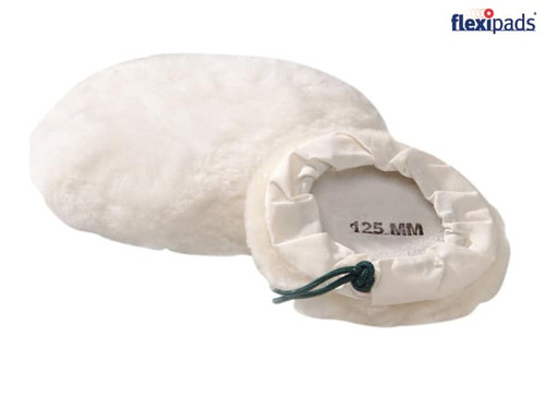 Flexipads World Class - Tie-On Lambswool Bonnet 125mm (5in)