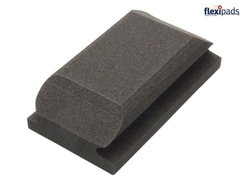 Flexipads World Class - Hand Sanding Block Shaped Black 70 x 125mm