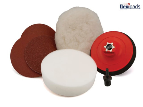 Flexipads World Class - Sanding & Polishing Kit M14 & 6mm GRIP®