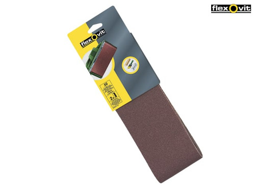 Flexovit - Cloth Sanding Belts 610 x 100mm 50g Coarse (Pack of 4)