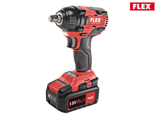 Flex Power Tools - 1/2in Impact Wrench 18V 2 x 5.0Ah Li-ion