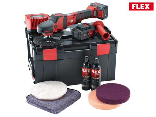 Flex Power Tools - Cordless Rotary Polisher 150mm 18V 2 x 5.0Ah Li-ion