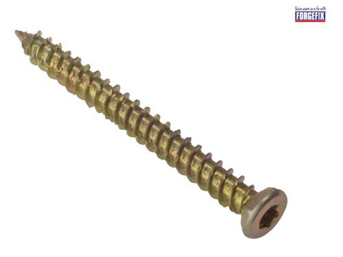 ForgeFix - Concrete Frame Screw Torx® Compatible High-Low Thread ZYP 7.5 x 152mm Bag 10