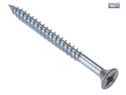 ForgeFix - General Purpose Pozi Screw CSK TT ZP 5/8in x 8 Box 200