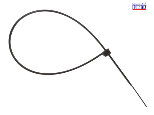 ForgeFix - Cable Tie Black 4.8 x 368mm (Bag 100)