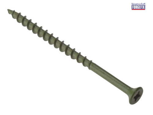 ForgeFix - Decking Screw Pozi ST Green Anti-Corrosion 4.5 x 55mm Box 1000