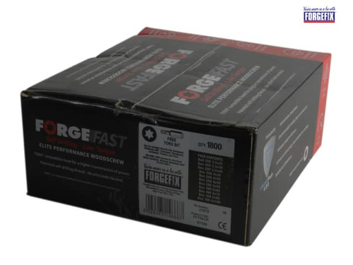 ForgeFix - ForgeFast Torx® Compatible Wood Screw Pack 1800 Piece
