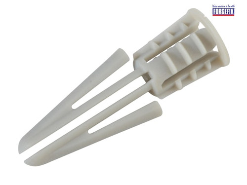ForgeFix - Nylon Plasterboard Plugs 4mm Forge Pack 25