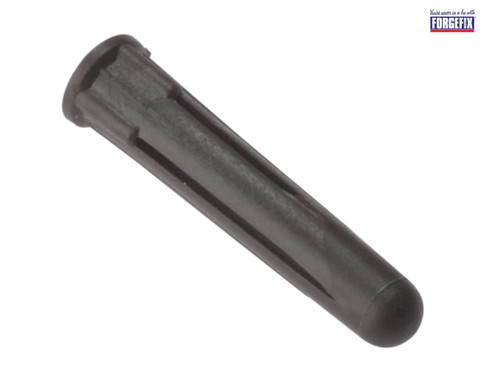 ForgeFix - Expansion Wall Plugs Plastic Brown 8-10 (ForgePack 40)