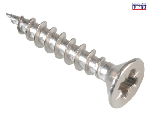 ForgeFix - Multi-Purpose Pozi Screw CSK ST Stainless Steel 3.5 x 20mm Forge Pack 45