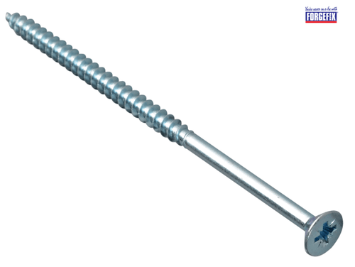 ForgeFix - Multi-Purpose Pozi Screw CSK ST ZP 5.0 x 100mm Forge Pack 8
