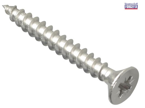 ForgeFix - Multi-Purpose Pozi Screw CSK ST Stainless Steel 5.0 x 40mm Forge Pack 15
