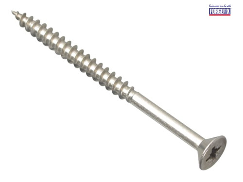 ForgeFix - Multi-Purpose Pozi Screw CSK ST Stainless Steel 5.0 x 70mm Forge Pack 10