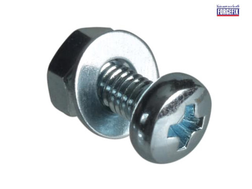 ForgeFix - Machine Screw Pozi Pan Head ZP M3 x 8mm Forge Pack 30