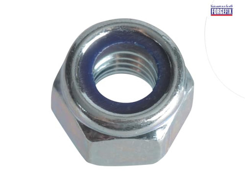 ForgeFix - Nyloc Nuts & Washers Zinc Plated M6 Forge Pack 25