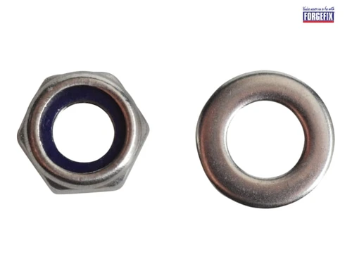 ForgeFix - Nyloc Nuts & Washers A2 Stainless Steel M6 Forge Pack 20