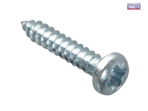 ForgeFix - Self-Tapping Screw Pozi Pan Head ZP 3/4in x 6 Forge Pack 40