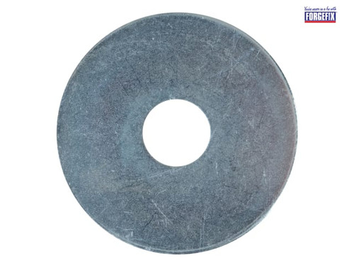 ForgeFix - Flat Mudguard Washers ZP M12 x 50mm Forge Pack 6