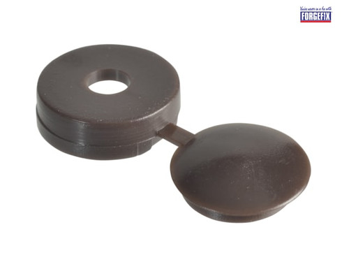 ForgeFix - Hinged Cover Cap Dark Brown No. 6-8 Bag 100