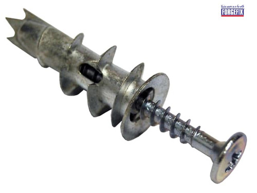 ForgeFix - Cavity Wall Zinc Speed Plug & Screw 4.5mm Bag 25
