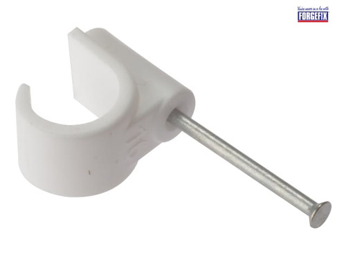 ForgeFix - Pipe Clip with Masonry Nail 16mm Box 100