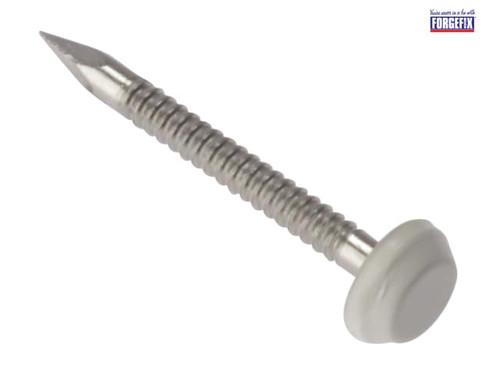 ForgeFix - Polytop Pin White Stainless Steel 25mm Box 250