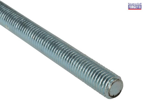 ForgeFix - Threaded Rod Zinc Plated M10 x 1m Single