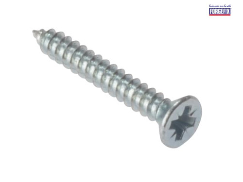 ForgeFix - Self-Tapping Screw Pozi CSK ZP 1in x 6 Box 200