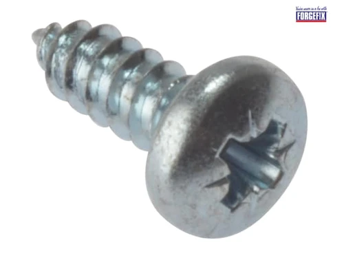 ForgeFix - Self-Tapping Screw Pozi Pan Head ZP 1.1/2in x 10 Box 200