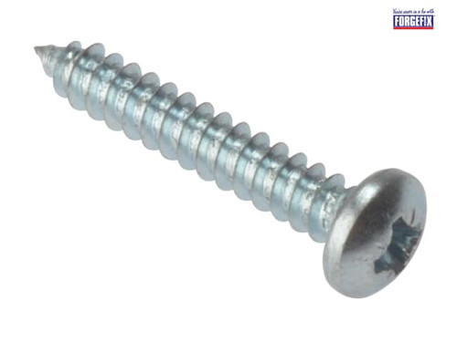 ForgeFix - Self-Tapping Screw Pozi Pan Head ZP 5/8in x 8 Box 200