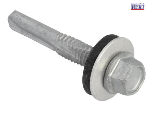 ForgeFix - TechFast Hex Head Roofing Screw Self-Drill Heavy Section 5.5 x 35mm Pack 100